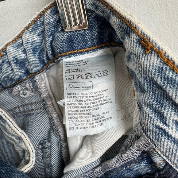 H&M Denim Mini Cotton Skirt size 4 - Picture 4 of 4